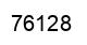 Number 76128 black image