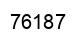 Number 76187 black image