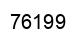Número 76199 imagen negro