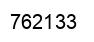 Number 762133 black image