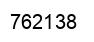Number 762138 black image
