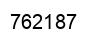 Number 762187 black image