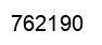 Number 762190 black image