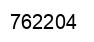 Number 762204 black image