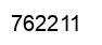 Number 762211 black image