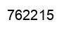 Number 762215 black image