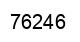 Número 76246 imagen negro