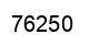 Number 76250 black image