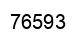 Number 76593 black image