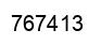 Número 767413 imagen negro