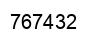 Number 767432 black image