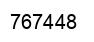 Number 767448 black image