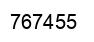 Número 767455 imagen negro