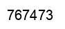 Number 767473 black image