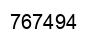 Número 767494 imagen negro