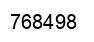Number 768498 black image