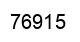 Number 76915 black image