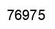 Número 76975 imagen negro