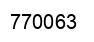 Número 770063 imagen negro