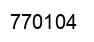 Número 770104 imagen negro