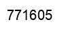 Number 771605 black image