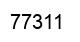 Number 77311 black image