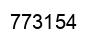 Number 773154 black image
