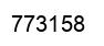 Number 773158 black image