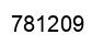 Number 781209 black image