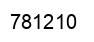 Number 781210 black image