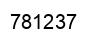 Number 781237 black image