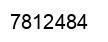 Número 7812484 imagen negro
