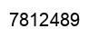 Number 7812489 black image