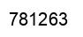 Number 781263 black image