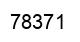Number 78371 black image