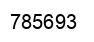 Number 785693 black image