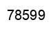 Número 78599 imagen negro