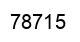 Número 78715 imagen negro