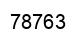 Número 78763 imagen negro