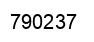 Number 790237 black image