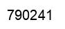 Número 790241 imagen negro