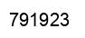 Número 791923 imagen negro