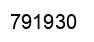 Número 791930 imagen negro