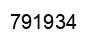 Número 791934 imagen negro