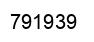 Número 791939 imagen negro