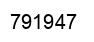 Number 791947 black image