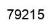 Número 79215 imagen negro