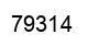 Número 79314 imagen negro