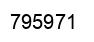 Number 795971 black image