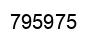 Number 795975 black image